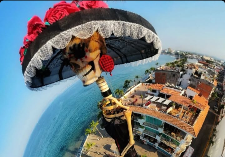 LA CATRINA MONUMENTAL: CULPABLE DEL RÉCORD GUINNESS DE PUERTO VALLARTA